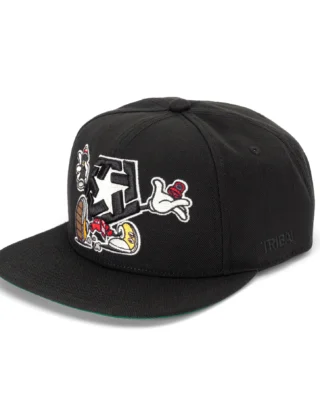 Tribal Cartoon Snapback Black TR9518-005