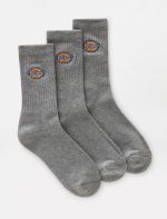 Dickies DK0A4X82GYM1 Valley Grove Socks Grey Melange - Image 3