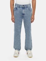 Dickies Garyville Denim Trousers Blue Marble DK0A4XECJ781
