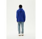 Sprayground Fire Money Chest Patch Hoodie Pullover Royal Blue SG973779 - Image 2