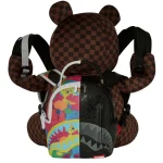 Sprayground Backpack Bear Wearing Backpack B6312 25" x 7" x 12" - Image 4
