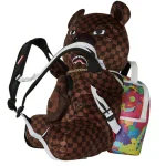 Sprayground Backpack Bear Wearing Backpack B6312 25" x 7" x 12" - Image 3