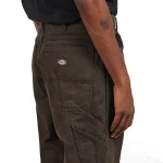 Dickies Duck Canvas Carpenter Trousers Dark Brown DK0A4XIF0DB1 - Image 3