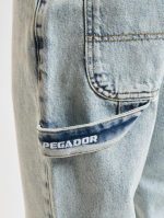 Pegador Daule baggy workwear jeans sand washed Blue PG-3071-082-M-GR - Image 6