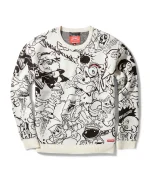 Sprayground Chaos Sweater Pullover White SG7231