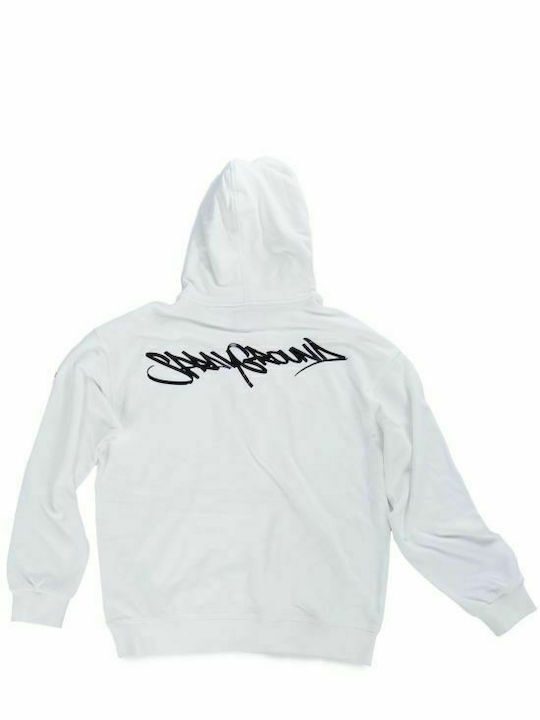 Sprayground Tag Hoodie Pullover White SG8L00703 - Image 2