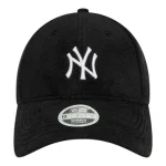 New Era New York Yankees Womens Cosy Black 9FORTY Adjustable Cap 60565258 - Image 2