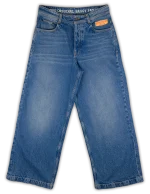 Homeboy X-tra Desperado Denim Vintage Blue 01PA2200-86 - Image 8