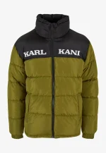 Karl Kani Retro Essential Puffer Jacket Olive Green KM-JK012-104-10 - Image 7