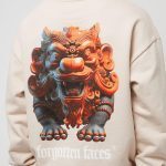 Forgotten Faces Guardian Ultra Heavy Oversized Box Hoodie Sand FOF0035-00208 - Image 4
