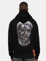 Forgotten Faces Sliced Ultra Heavy Cotton Box Oversized Hoodie Black FOF0087-00007 - Image 4