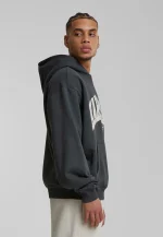 Karl Kani Og Eagle Print Os Hoodie Anthracite/light Sand Black KM243-017-1 - Image 6