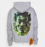 Forgotten Faces Jade Oni Ultra Heavy Cotton Box Oversized Hoodie Grey FOF0100-00111 - Image 2