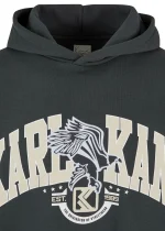 Karl Kani Og Eagle Print Os Hoodie Anthracite/light Sand Black KM243-017-1 - Image 3