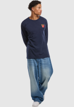 Homeboy X-tra Desperado Denim Vintage Blue 01PA2200-86 - Image 6