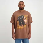 Upscale Studios K-Dot Oversize Tee Bark MT2457 - Image 4