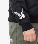 The Hundreds East Souvenir Jacket Black HUNT24F203008 324 - Image 3