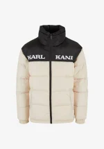 Karl Kani Retro Essential Puffer Jacket Light Sand Beige KM-JK012-023-24 - Image 6