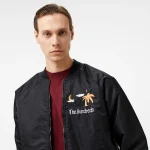 The Hundreds East Souvenir Jacket Black HUNT24F203008 324 - Image 4