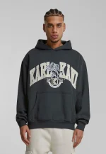Karl Kani Og Eagle Print Os Hoodie Anthracite/light Sand Black KM243-017-1 - Image 2