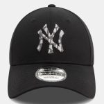 New Era New York Yankees Seasonal Infill Black 9FORTY Adjustable Cap 60565121 - Image 2