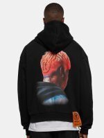 Forgotten Faces Dyed Ultra Heavy Cotton Box Oversized Hoodie Black FOF0085-00007 - Image 4