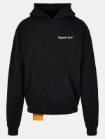 Forgotten Faces Dyed Ultra Heavy Cotton Box Oversized Hoodie Black FOF0085-00007 - Image 3