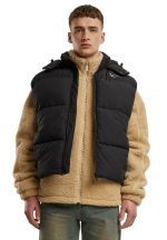 Karl Kani Small Signature Puffer Vest Black Black KM243-043-2