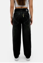 Homeboy X-tra Baggy Cord Pants Black 01PA0301-10 - Image 7