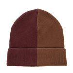 Bee Unusual Duo Tone Beanie Brown/Chocolate - Image 2