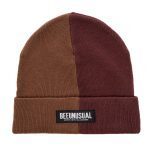 Bee Unusual Duo Tone Beanie Brown/Chocolate