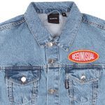 Bee Unusual Feel Good Patchwork Blue Denim Jacket - Image 3