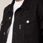 Bee Unusual Feel Good Ransom Black Denim Jacket - Image 4