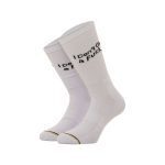 Bee Unusual I Don’t Give A Fck White Socks
