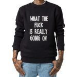Bee Unusual WTF Limited Sweatshirt Black