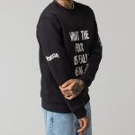 Bee Unusual WTF Limited Sweatshirt Black - Image 4