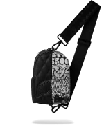Sprayground Half Graff Quilt Backpack Sling B6951 H 8" x W 5.5" x D 3"