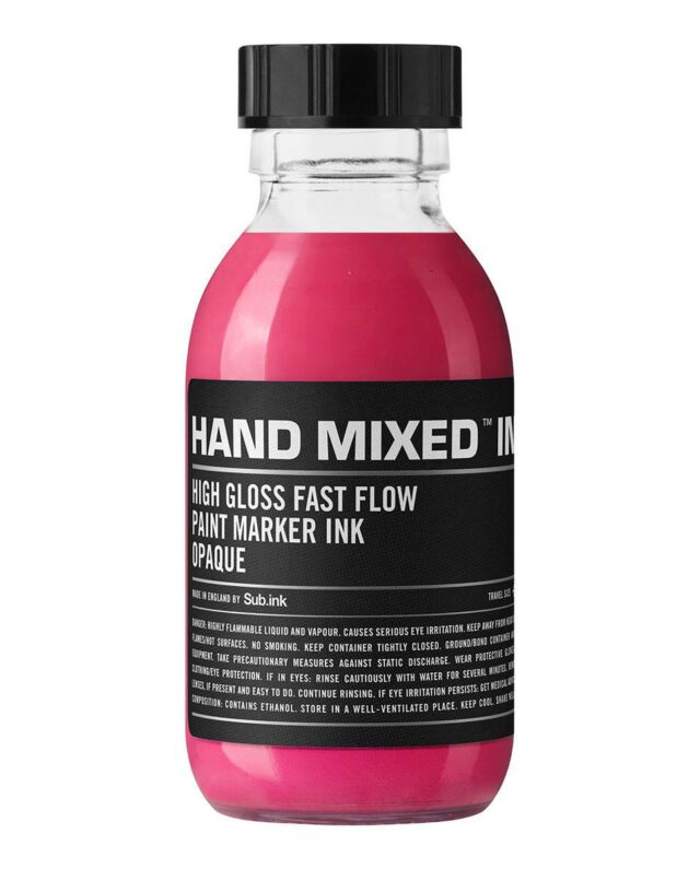 HAND MIXED High Gloss Paint Marker Ink 100 ml Chacruna red