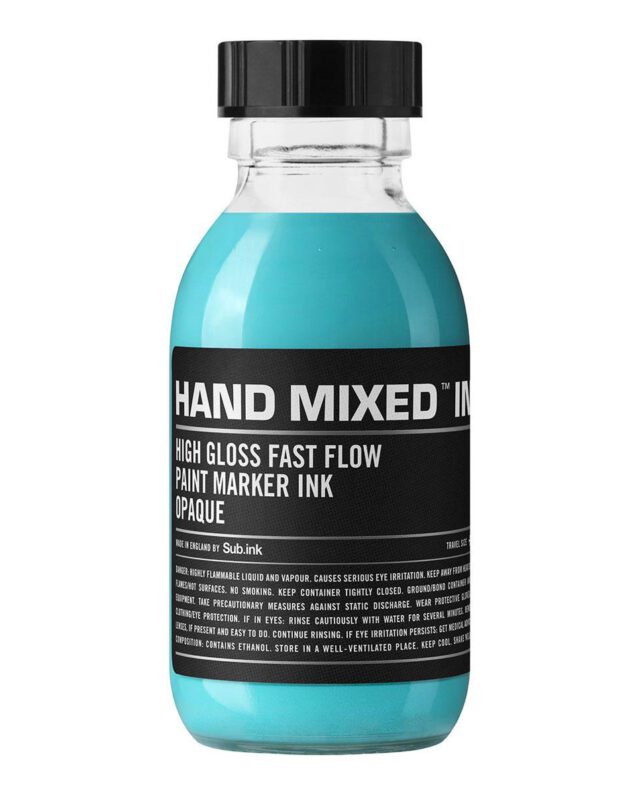 HAND MIXED High Gloss Paint Marker Ink 100 ml Jurema green