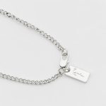 Karl Kani K Rhinestone Pendant Cuban Link Chain Silver KA244-020-1 - Image 3