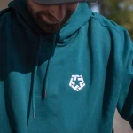 TRIBAL MAXX '89 HOODIE DARK TEAL TR2035-411 - Image 3