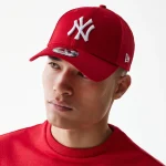 New Era New York Yankees Essential Red 9FORTY Cap 10531938 - Image 2