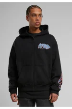 FORGOTTEN FACES HOODED GUY OVERSIZE ZIP HOODY BLACK FOF0159-00007