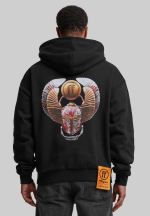 Forgotten Faces Scarab Ultra Heavy Cotton Box Hoodie Black FOF0099-00007 - Image 2
