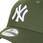 New Era New York Yankees New Era 9Forty League Essential Green / White 80636010 - Image 3