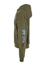 FORGOTTEN FACES COURAGE DEFINES OVERSIZE ZIP HOODIE OLIVE FOF0161-00176 - Image 10