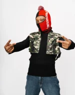 SPRAYGROUND SPLIT POM SKI MASK HW396 - Image 5