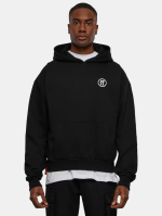 FORGOTTEN FACES HOODED ULTRA HEAVY COTTON HOODIE BLACK FOF0083-00007