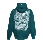 TRIBAL MAXX '89 HOODIE DARK TEAL TR2035-411 - Image 4