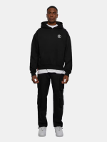 FORGOTTEN FACES HOODED ULTRA HEAVY COTTON HOODIE BLACK FOF0083-00007 - Image 3